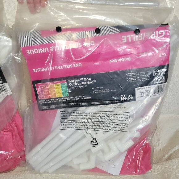 Barbie Child's Superstar Pink Box Costume! - Picture 7 of 13